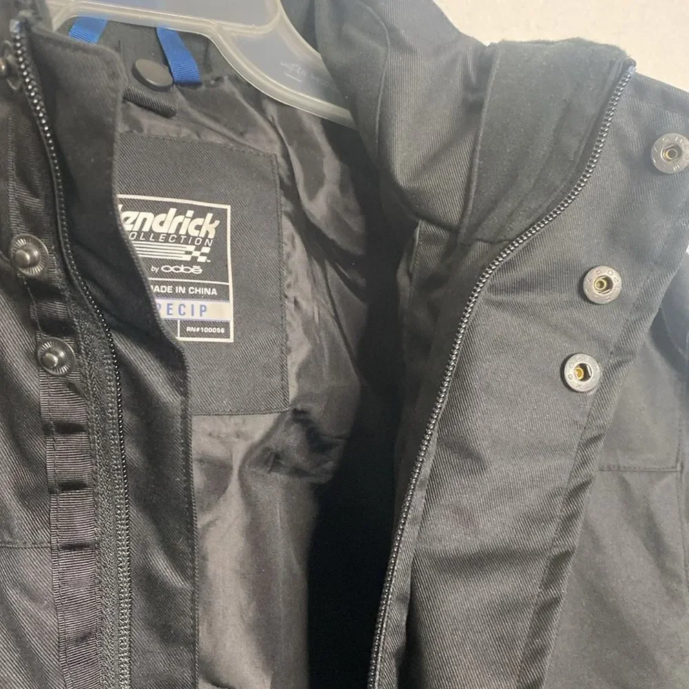 HENDRICK Collection Men’s Fully Lined Black Hooded Jacket Size M